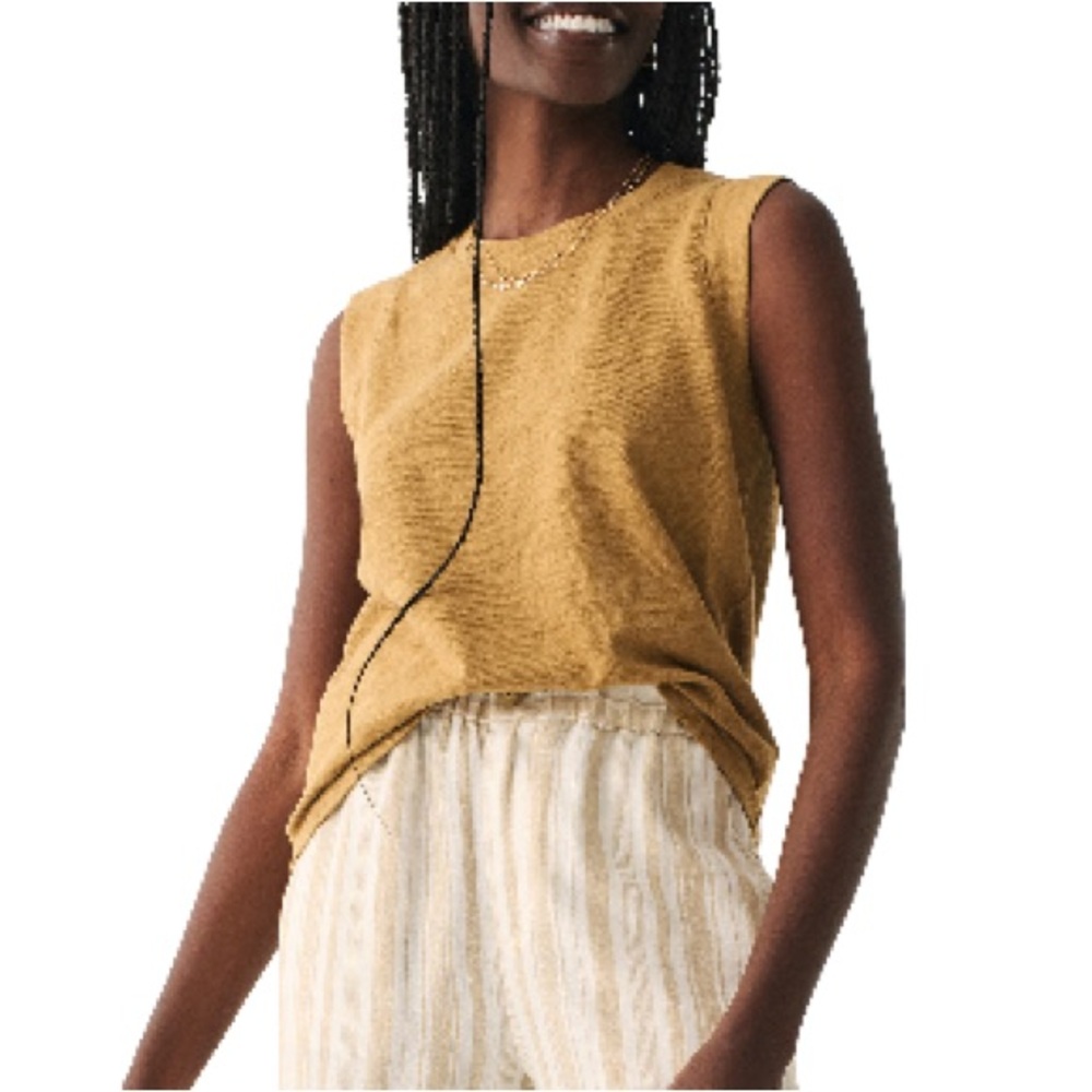 Faherty Sunwashed slub muscle tank